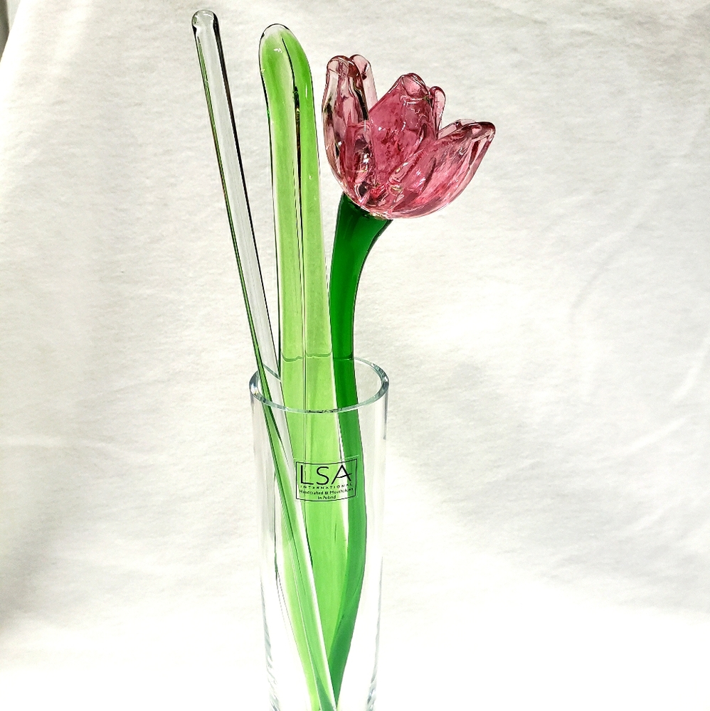 Vintage LSA International Long Stem Flower Set